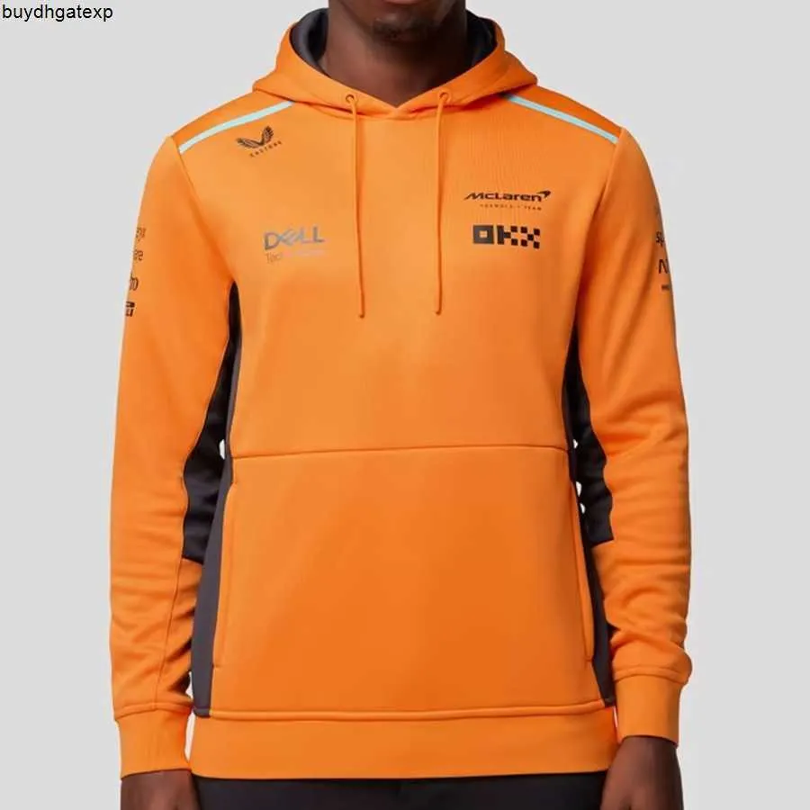 Dsfk 2023 Formula One Men's Fashion Hoodies Sweatshirts F1 Racing Team the New Mclaren Hooded Fleece Au Printemps Automne Loisirs Outdoor Fleece