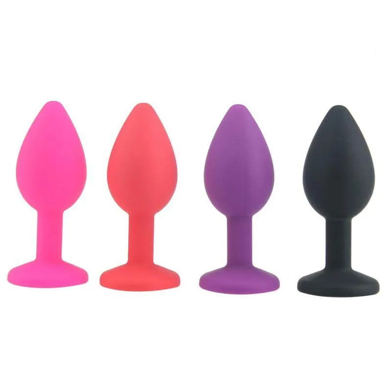 Andere Gezondheid Beauty Items Kleine Sile Anale Kralen Butt Plug Met Kristallen Sieraden Adt Gay Producten Erotische Speeltjes Voor Vrouw Mannen Drop Deliv Dhf31