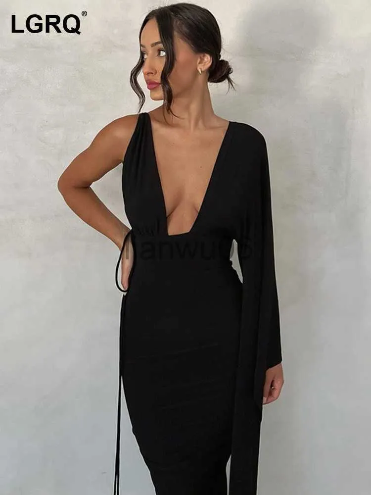 LGRQ 2023 Summer Backless Solid Color Backless Dress Casual With Wrap  Buttocks Perfect For Evening Parties And Luxury Deep V Trendy Women 19F2001  J2308009 From Lianwu06, $15.49