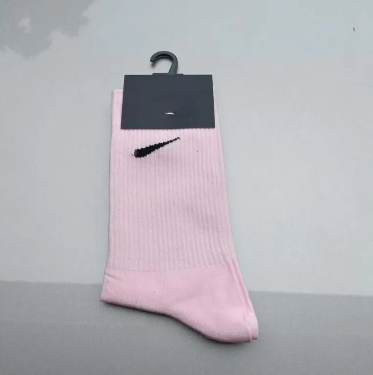 Long Sockfor Man Sock Designer Sock Mens Socks Women's Sports Socks Run Socks Solid Color Tide Work White Black Pink Blue Men Ankel Sweethearts Wool Present Box L5 L5