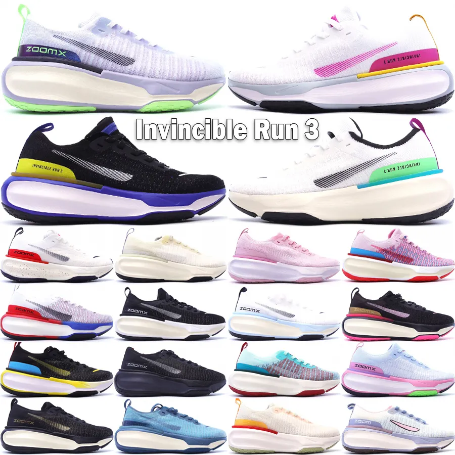 RUNCABLE RUN FK 3 Marathon Running Shoes for Men Women 2023 عالي الجودة Oreo Triple Black Midnight Navy Team Red Ice Ice Sail Outdoor Sneakers Size 36-45