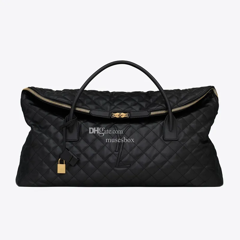 Designer bagage rese väska kvinnor överdimensionerade es quiltade läder totes väska stora yls handväskor crossbody axelväska duffel väskor Keepall Sport Clutch Weekend Väskor