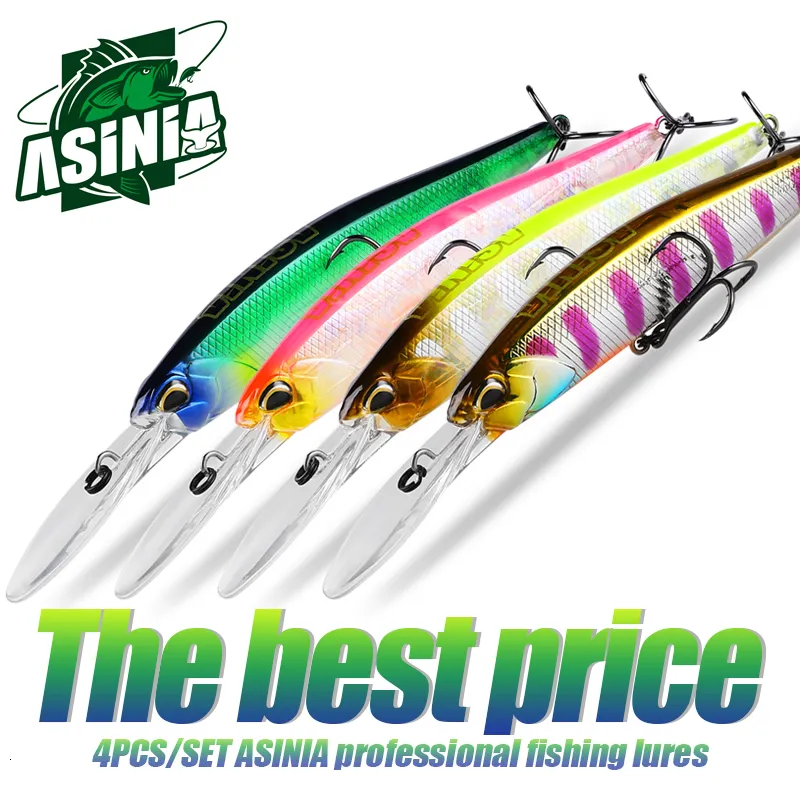 Esche Esche ASINIA 4 pezzi ogni set 100mm 16g modello buono SP esche da pesca esca matita minnow esche professionali di qualità 230809