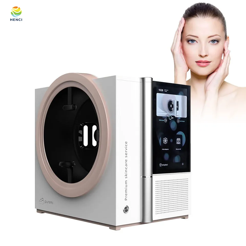 Professional Face Skin Diagnostics Analyzer Facial Tester Scanner 8M Intelligent 3D Digital Skin Analyzer Machine