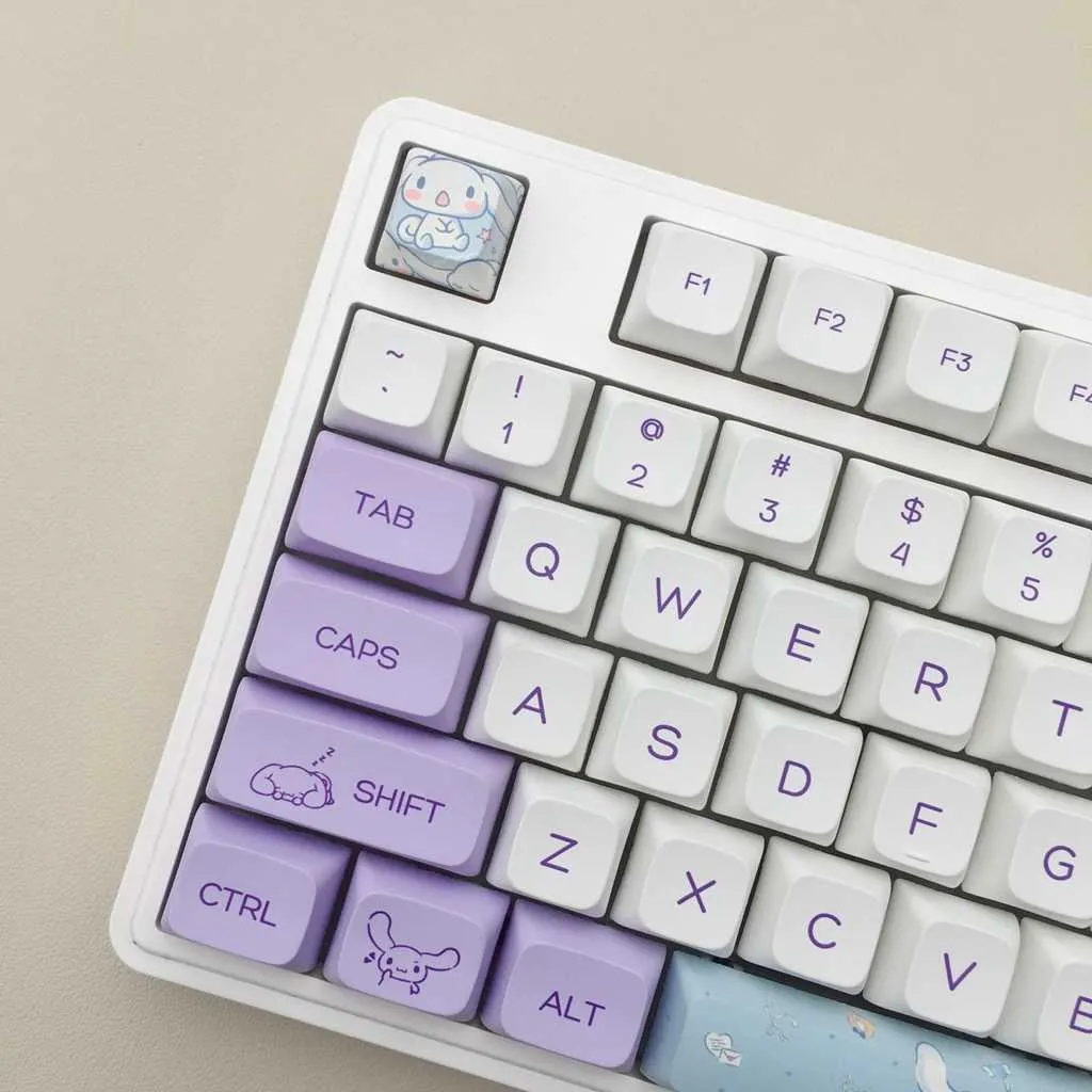Customizable Yugui Dog Keycaps With XDA Profile, Sublimation PBT, And  Purple/Pink Key Accessories 145 Opal Key West HKD230808 From Look_up_mee,  $23.9