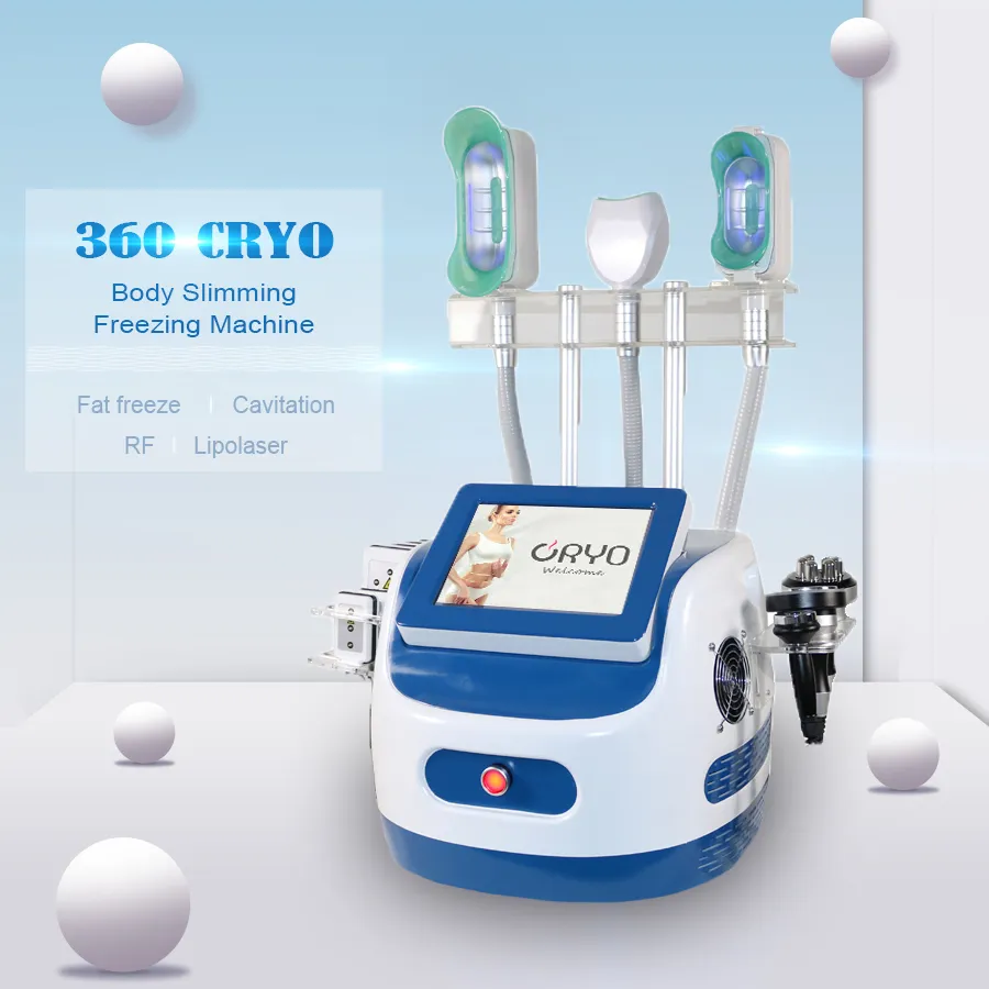 Máquina de congelamento de gordura criolipólise crio laser lipo cavitação ultrassônica corpo magro perda de gordura lipoaspiração equipamento de beleza