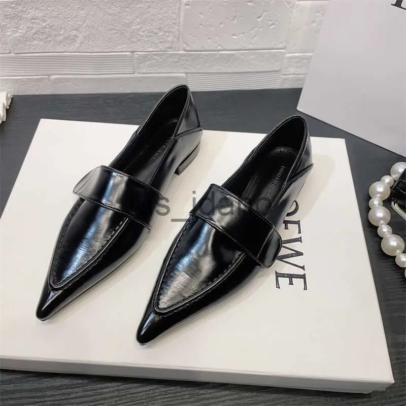 Womens Pointed Toe Slip-On Loafers, Fashion Ballerina Casual