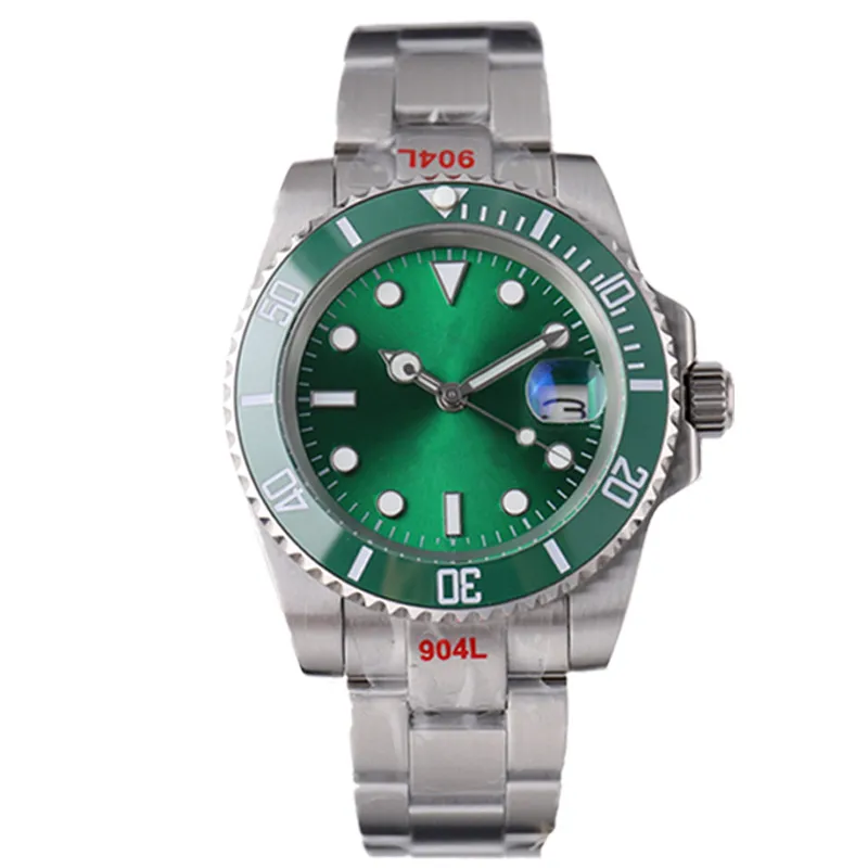 Man Watch 고급스러운 시계 잠수함 41mm Mens 디자이너 시계 세라믹 베젤 자동 2813 Movement Sapphire Glass 904L 스테인리스 스틸 Montre de Luxe