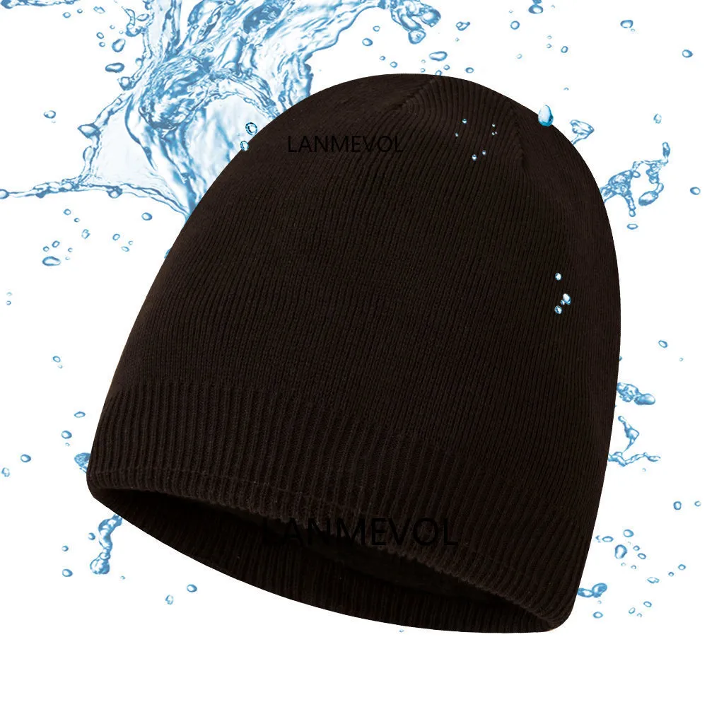 Beanie/Skull Caps Waterproof Beanie Sport Men Running Women Outdoor Waterproof Warm Hat Winter Snow Sports Hiking Cycling Climbing Waterproof Hat 230809