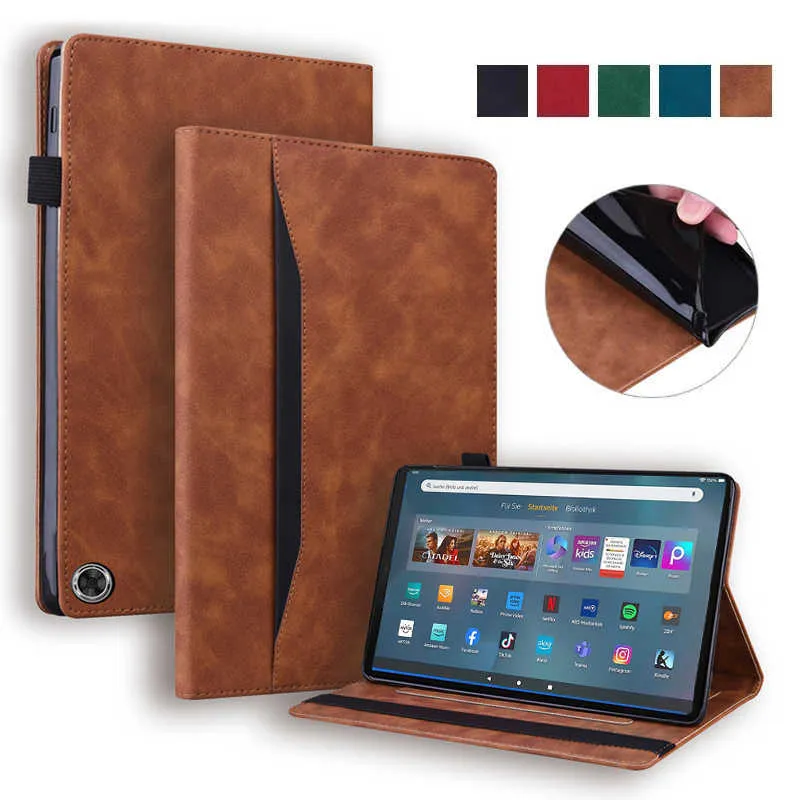 Pour Fire Max 11 étui pour tablette 11 pouces mode PU portefeuille en cuir étui pour Coque Fire Max 11 2023 couverture Funda HKD230809