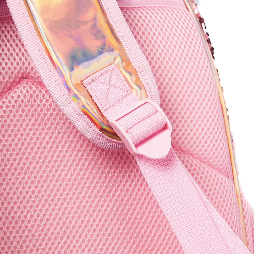 Bikab-mochila escolar con lentejuelas para niña y mujer, morral