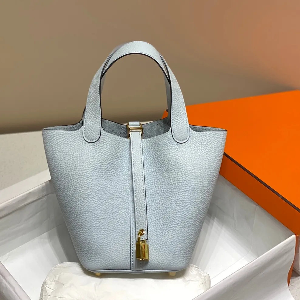 Luxury designer handbag top quality bucket bags fashion tote bag wallet purses crossbody bag woman handbag shoulder bags genuine leather feeder bag with box