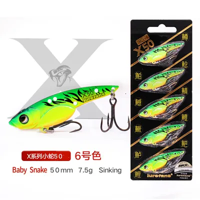 Sinking VIB Fishing Lures - Lurefans Baby Snake X50 X55 X60, Versatile Bass Hard Baits, Metal Suit Artificial Wobblers 7.5g-13.5g from Dhgate Baits & Lures - price 32.49 Sinking VIB Fishing Lures - Lurefans Baby Snake X50 X55 X60, Versatile Bass Hard Baits, Metal Suit Artificial Wobblers 7.5g-13.5g from Dhgate Baits & Lures - price 32.49