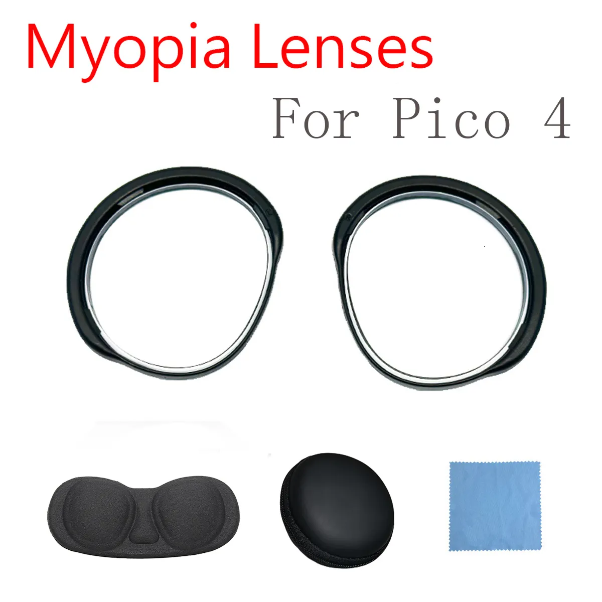 VR/AR PICO 4 MYOPIA LENS MAHANASI GEYGLASS ANTERSÖRDE MAVİ MAVİ HAKIM GÖZLEME HIZLI SUSUSUZ KORUMA VR Reçete Lensleri 230809