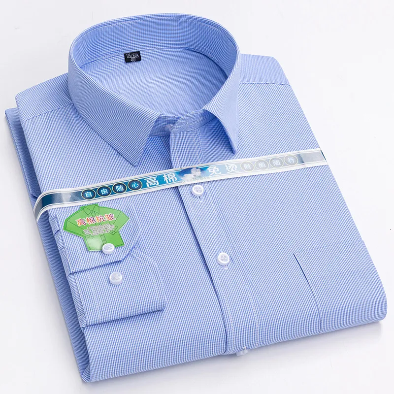 Camisas De Vestir Para Hombres Mans Iron Free Easy Care Chemise Homme De Manga Larga Para Hombres Ropa Para Hombres Camisas De Oficina De Trabajo Blancas 230808 De 7 28 DHgate