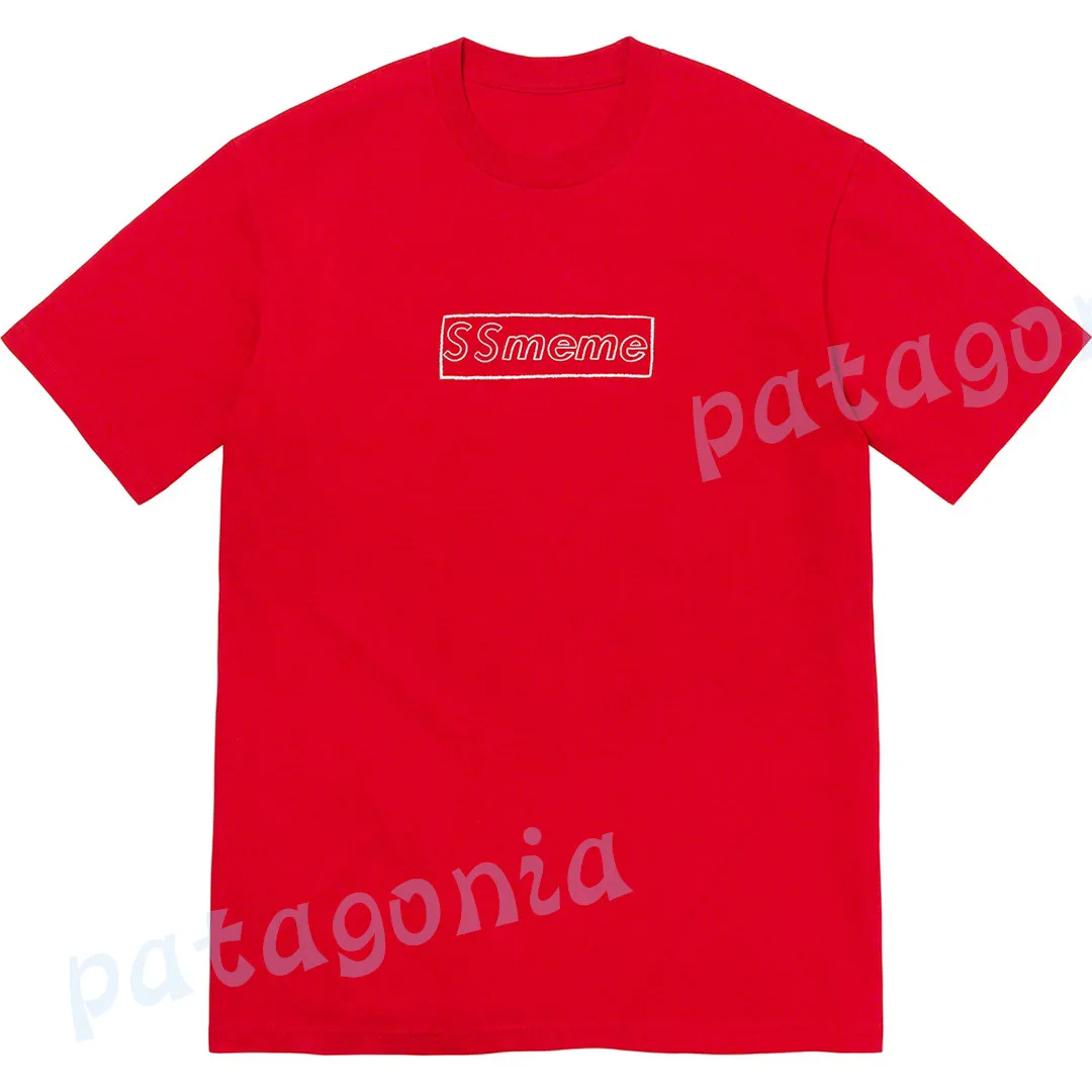 Brand New Graffiti Pattern Designer Crewneck Polos For Men And