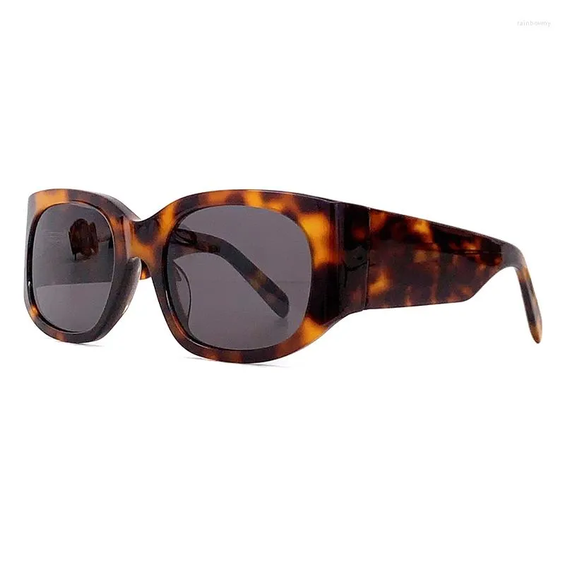 Sonnenbrille Mode Cat's Eye Weiblich Luxus Designer Dicker Rahmen Strukturierte Brille Klassisch Retro
