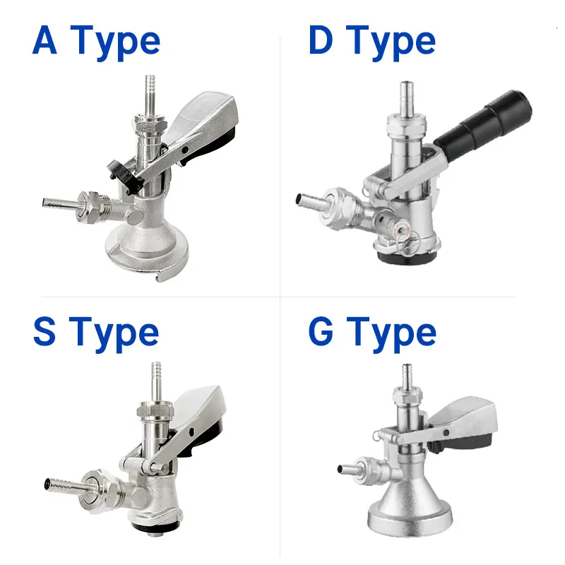 Draft Beer Keg Coupler Tap Dispenser, High Quality Connectors Couplers
