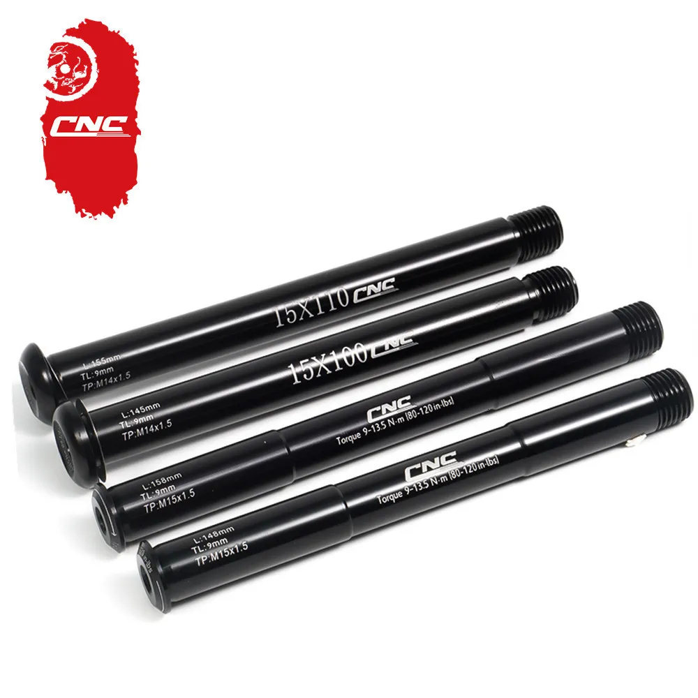 Tiges de vélo vtt moyeux avant brochette 15x100 Boost 15x110 vélo à travers l'arbre M15 15100 15110 pour essieu de fourche ROCKSHOX AS675 230809