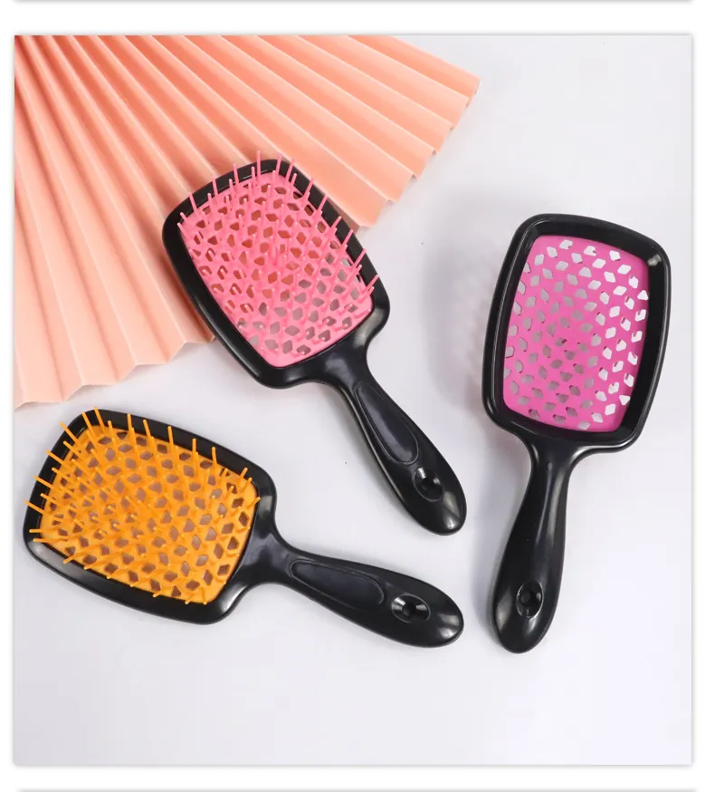 Tangled Hair Comb Hollow Out Massage Comb Detangling Hair Brush
