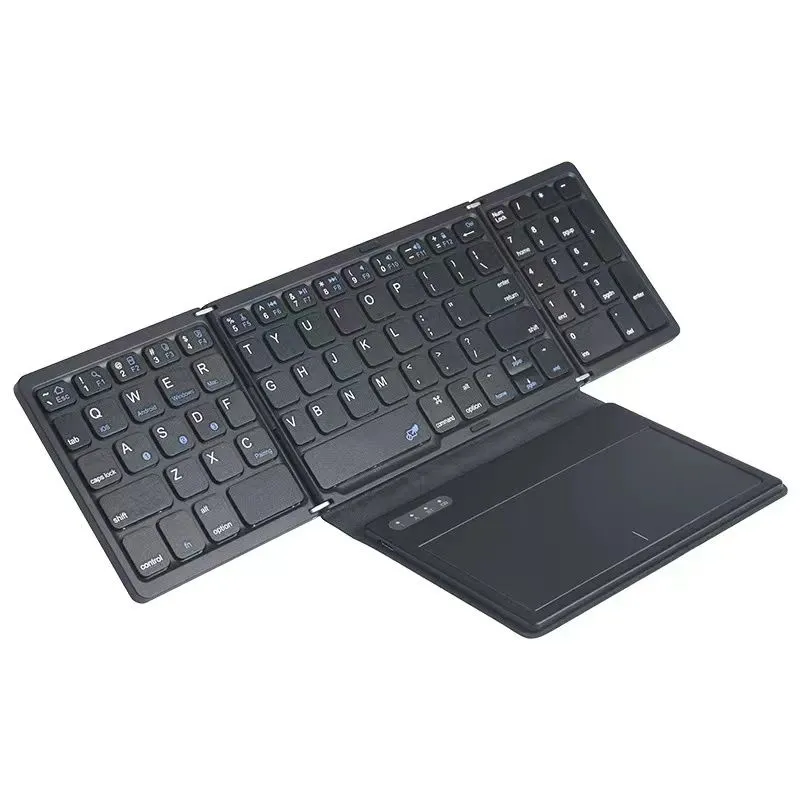 Wireless Folding Keyboard Bluetooth Keyboard With Touchpad For Windows ...