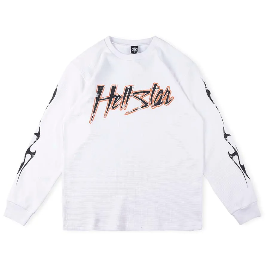 Hellstar Tee Shirts 디자이너 Long Sleeve Shirt Men 's Plus T 셔츠 래퍼 세척 회색 무거운 크래프트 유니니스 유전 짧은 슬리브 Tshirts 고지대 레트로 여성 티셔츠 S-XXL