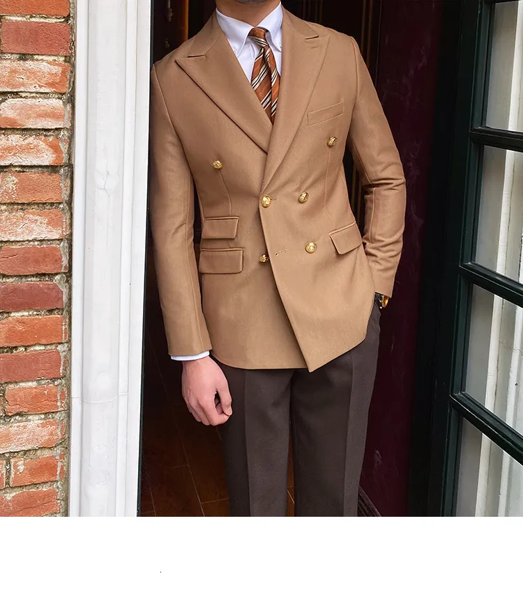 ジャケット・アウター Kenichi. double breasted suit jacket British Style Double Breasted Mens Double Breasted Suits