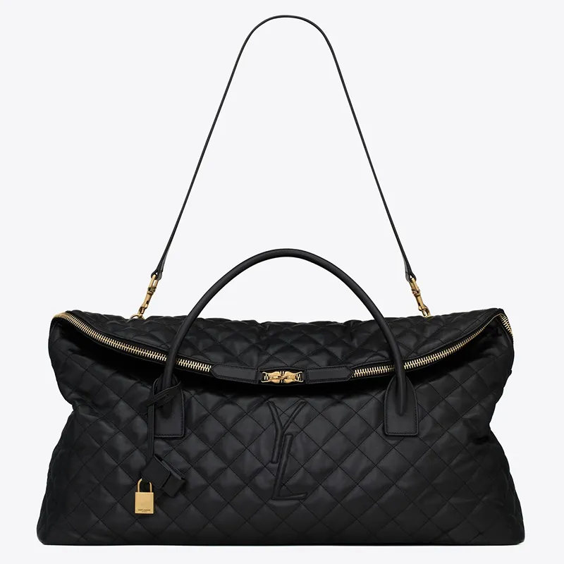 Sac fourre-tout en cuir pour femme grand sac à main YLS sac à bandoulière bandoulière sacs polochons sac de voyage bagage design Maxi sac en matelassé Es sac de créateur géant Shopping sacs à main