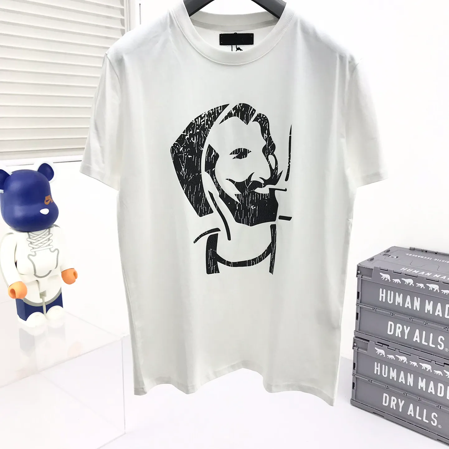 Summer Fashion High Street Cotton T-shirt Sweatshirt pullover T-shirt Ademende mannen en vrouwen cartoon afdrukken Casual shirt korte mouw t-shirt