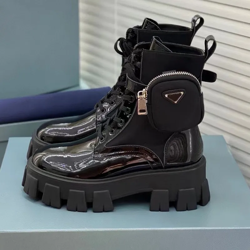 Glossy combat boots 2025