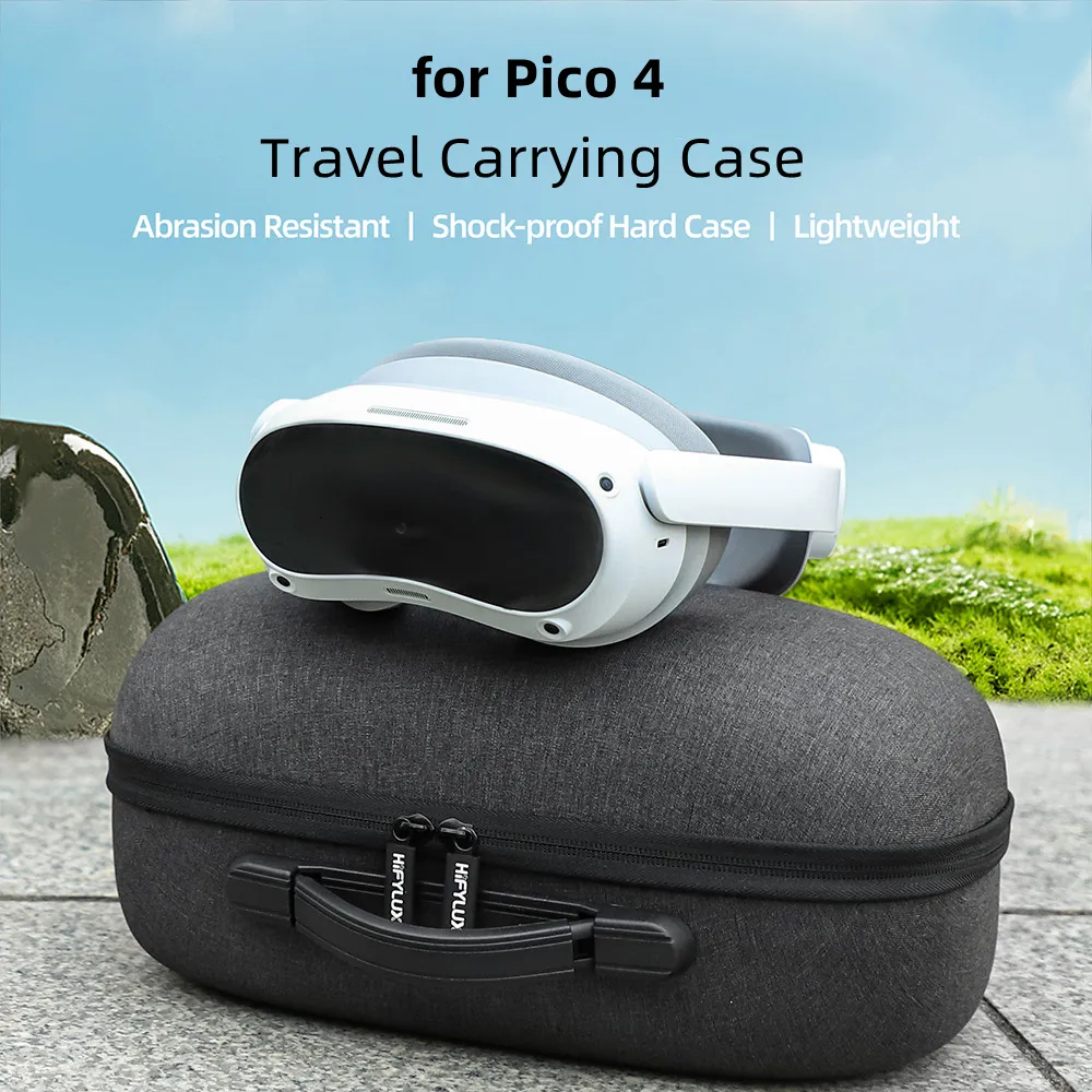 VR/AR Accessorise Elite Head Strap Storag for Pico Neo 4 VR Accessory Travel Carrienge Case Eva Portable Box for Pico 4 Bag Sholdled Diagonal 230809
