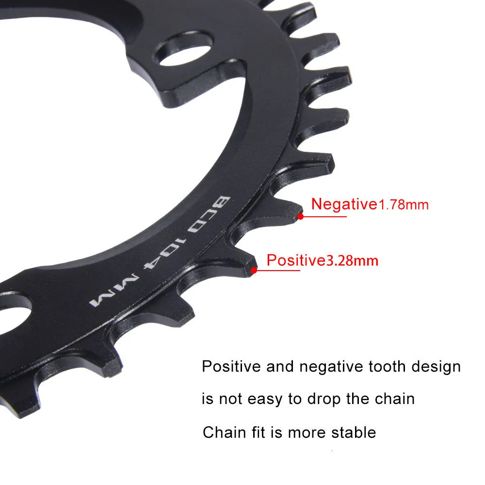 Bike Groupsets Bolany Bicycle Crankset 104BCD Hollow Crank MTB