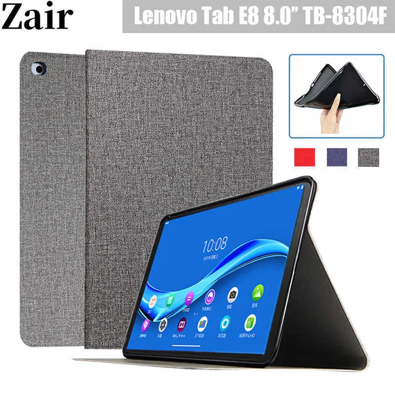 Custodia per tablet per Lenovo Tab E8 8.0" TB-8304F1 TB-8304F TB-8304 8.0 pollici Funda Cover posteriore in silicone TPU anti-goccia per Tab E8 8.0" HKD230809