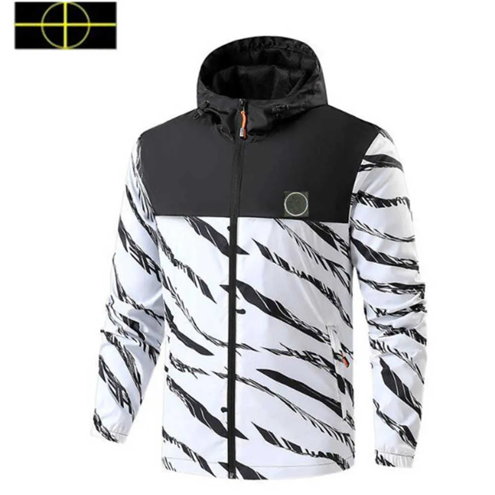 stone jacket island Designer Zipper Spring and Autumn Warm Cotton Dress Fashion Chest Cardigan Men s Outdoor Casual Sweater stone island jacket