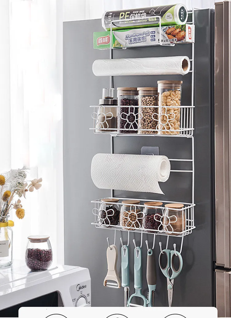 Scaffali appesi per spezie organizer cucina a muro per dispensa