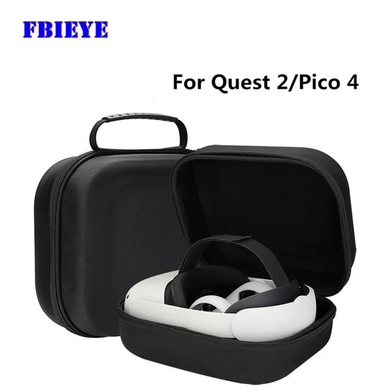 VR / AR Accessorise Bag för Pico 4 / Oculus Quest 2 Case Portable Boxes VR Headset Travel Carrying Case Hard Eva Storage Box Bag för Pico 4 / Quest2 230809