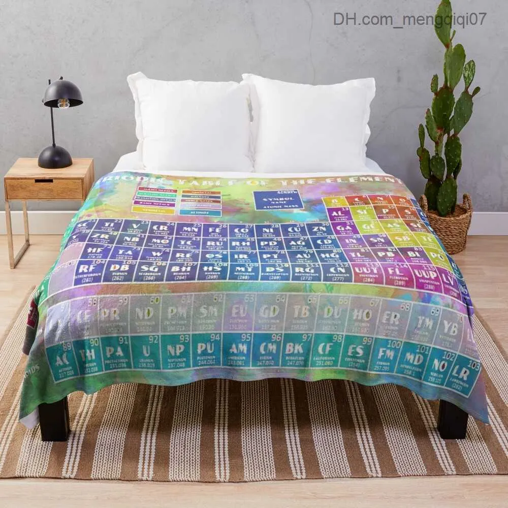 Blankets Swaddling Periodic Table 6 Throwing blankets hot blankets children's blankets Z230809