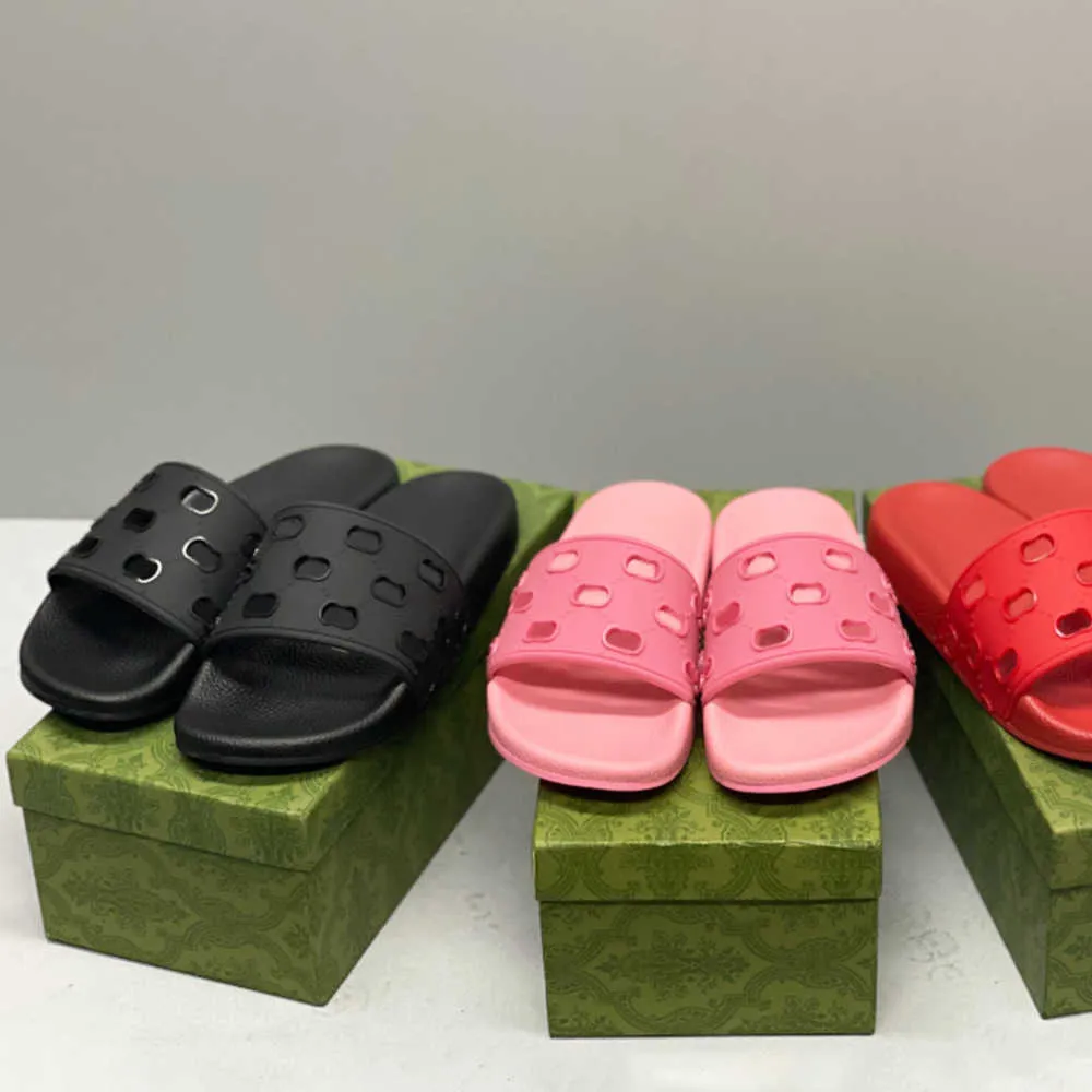 Vrouwen Mannen Sandalen Rubber Slide Slipper Designer Slides Causale Antislip Slides Zomer Flip Flops Outdoor Bloem Platform Slippers Maat 4-11.5 Met Doos NO010