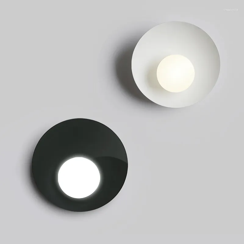 Lámpara de pared para interiores, sala de estar minimalista, luz de fondo, dormitorio nórdico, candelabro de noche, linterna moderna para porche, pasillo, techo LED