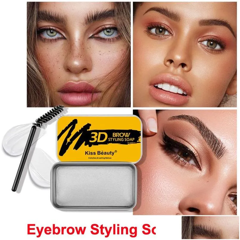 Other Health Beauty Items Brows Styling Soap Clear Eyebrow Setting Gel Brow Fix Wax Waterproof Sweatproof Eyebrows Repair Liquid B Dhpus