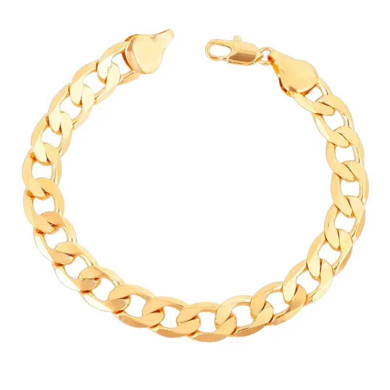 Collana Oro Giallo 10K Stile Figaro 5 Mm - Catena A Maglia Spessa Con Clip, Regalo Unisex