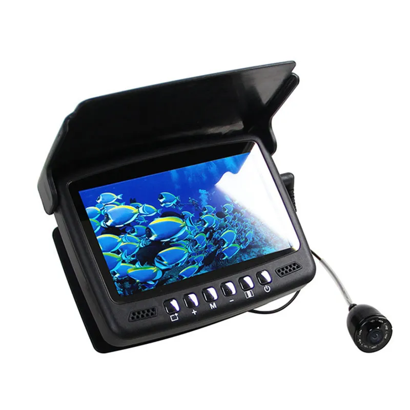 Fish Finder Haute qualité 4 3 "moniteur couleur caméra de pêche sous-marine glace océan fish finder sans fil écho sondeur accessoires 230809