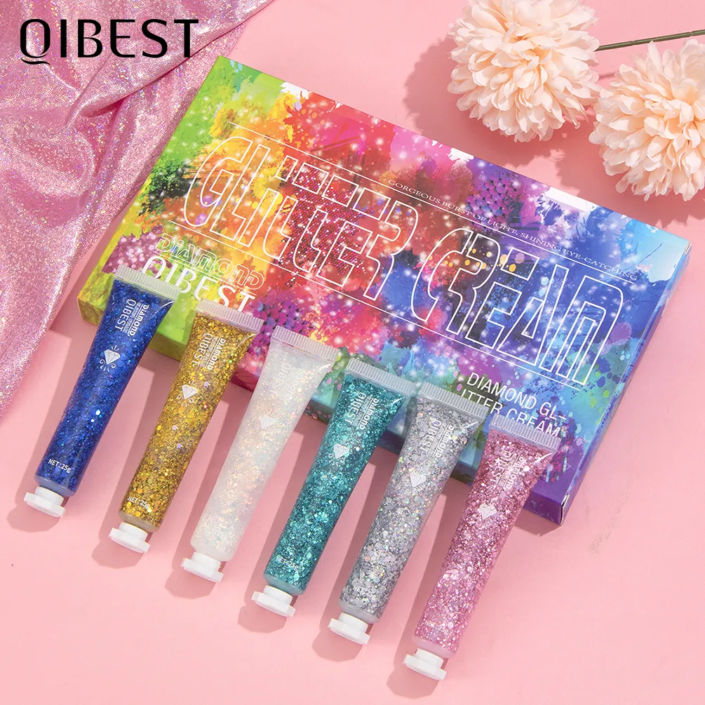 Body Glitter Mermaid Cream Sequins Liquid Holographic Gel for Face Eye Lip Hair Nail Festival Lim Set Makeup 230808