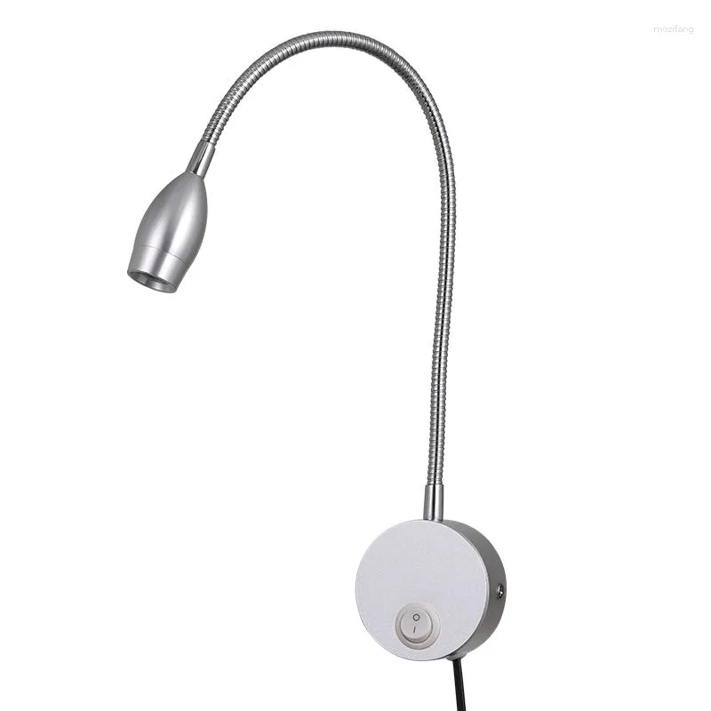 Applique liseuse led flexible pour fixation murale