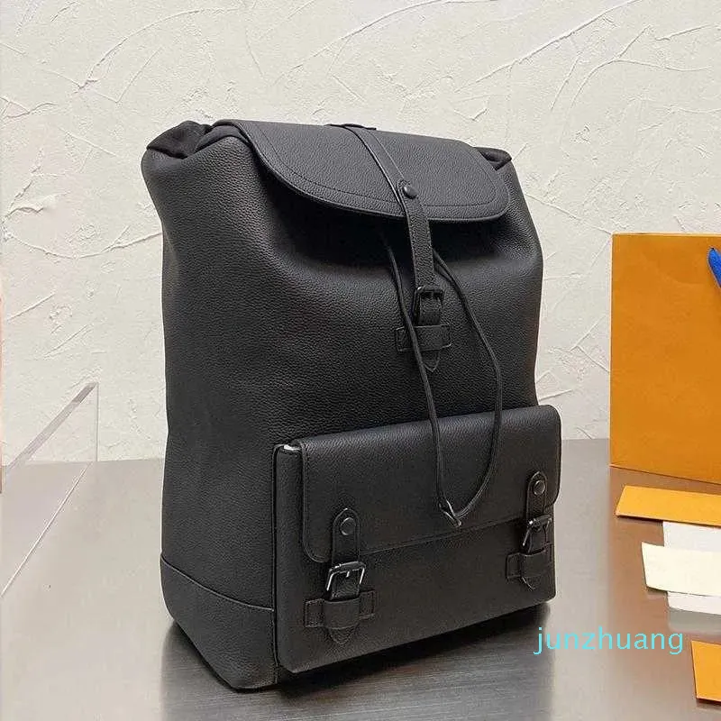 Czarny plecak torby męscy projektanci księgarni panie moda moda z wielką pojemnością torby podróży trend czarny pakiet