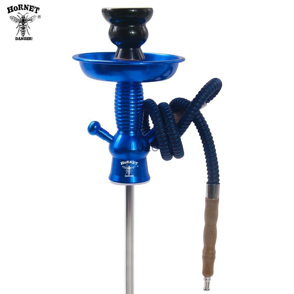 Kit de haste de cachimbo de água HORNET Shisha Champanhe/Garrafa de vinho HOOKITUP Conjunto completo de cachimbo de água de alumínio com tigela e mangueira de cerâmica HKD230809