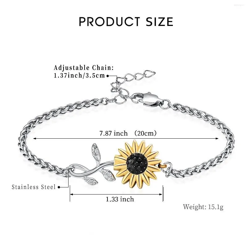 Catene Suower Cremazione Gioielli Urna Bracciale Per Ceneri Donne Uomini Memoriale Ricordo Link_voghion.com