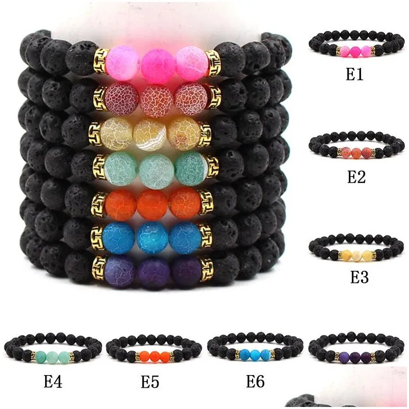 1PC Bracelet Diffuseur D'aromathérapie, Bracelet En Cuir Noir