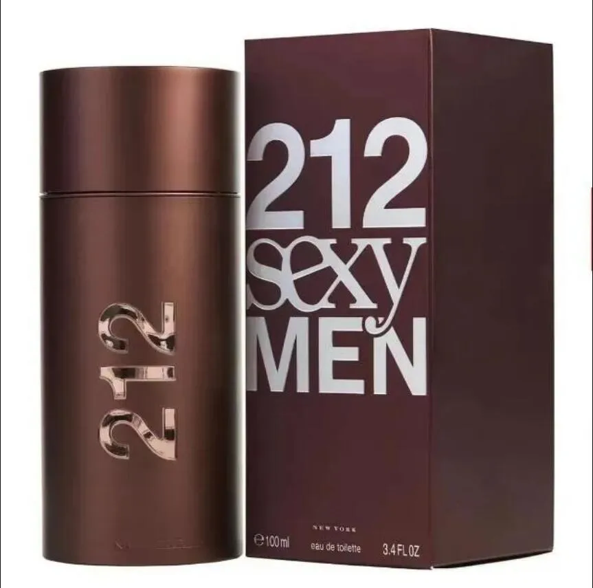 Köln parfymspray 212 sexiga man deodoranter för män dofter eau de toalett 100 ml