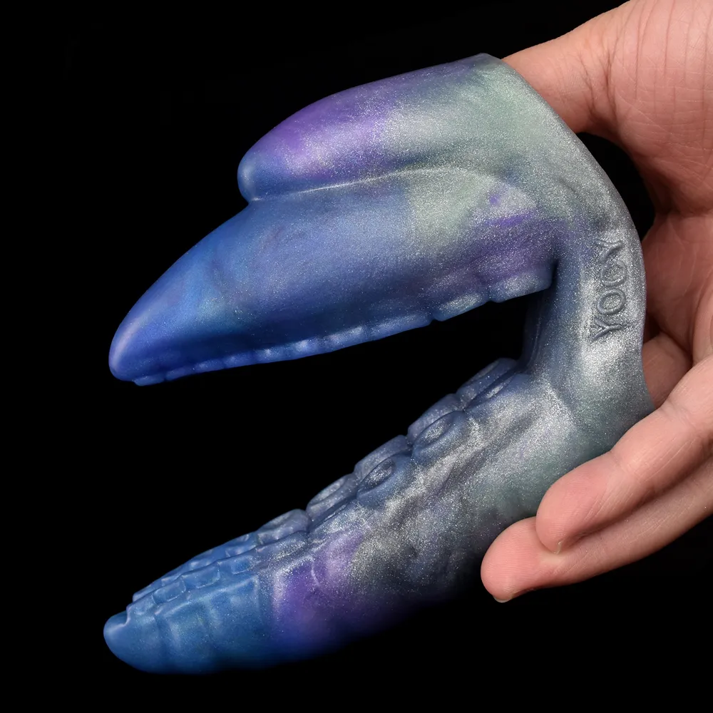 EggsBullets FAAK Tentacolo Manica vibrante per dito Guaina in silicone Multi colore Clitoride Stimola Masturbatore per donne_voghion.com